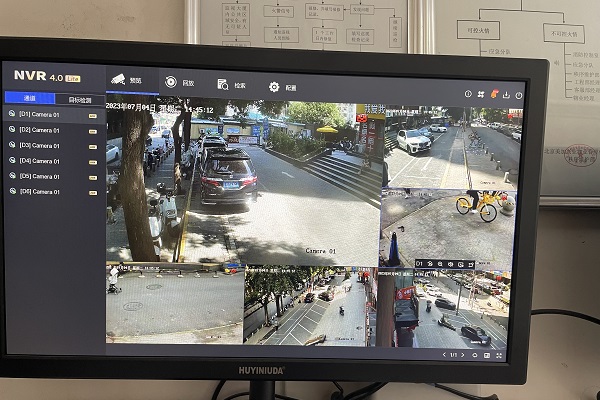 北京丰台区宣祥家园路边停车场安防监控安装工