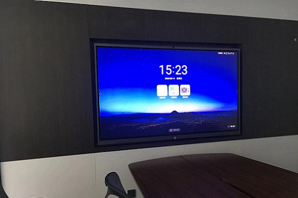 北京华信清算公司会议室多媒体大屏安装工程