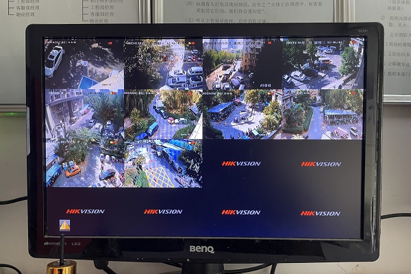 北京丰台区宣祥家园路边停车场安防监控